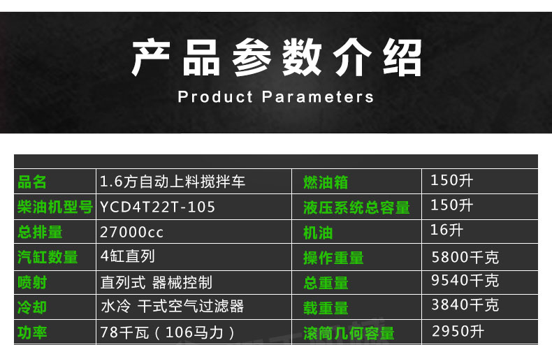 1.6方自动上料搅拌车